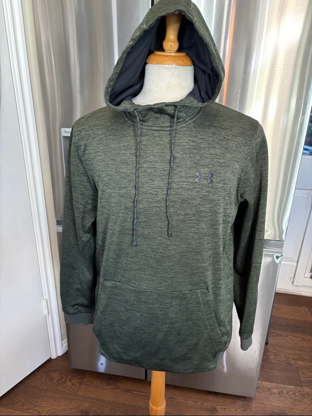 Under Armour Men’s Heather Olive Green Pullover Hoodie